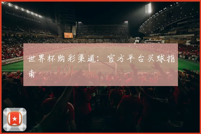 世界杯购彩渠道:官方平台买球指南